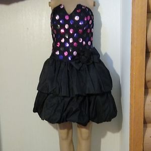 Jessica McClintock formal strapless dress